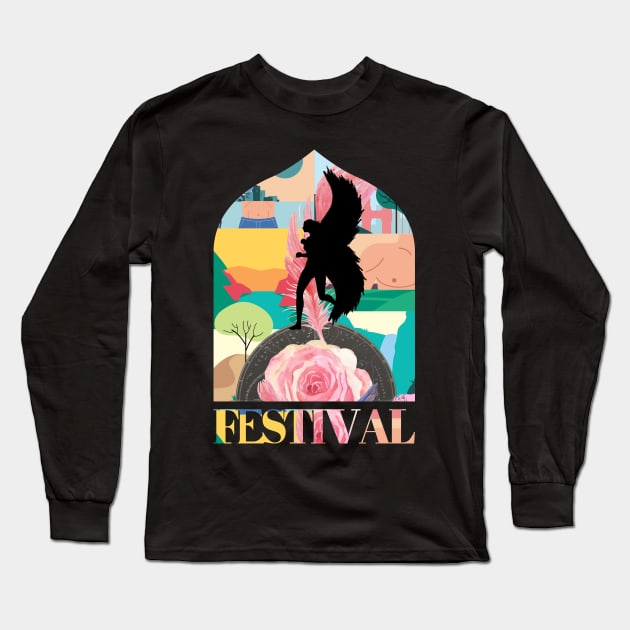 The Festival Love Long Sleeve T-Shirt by ManifestYDream